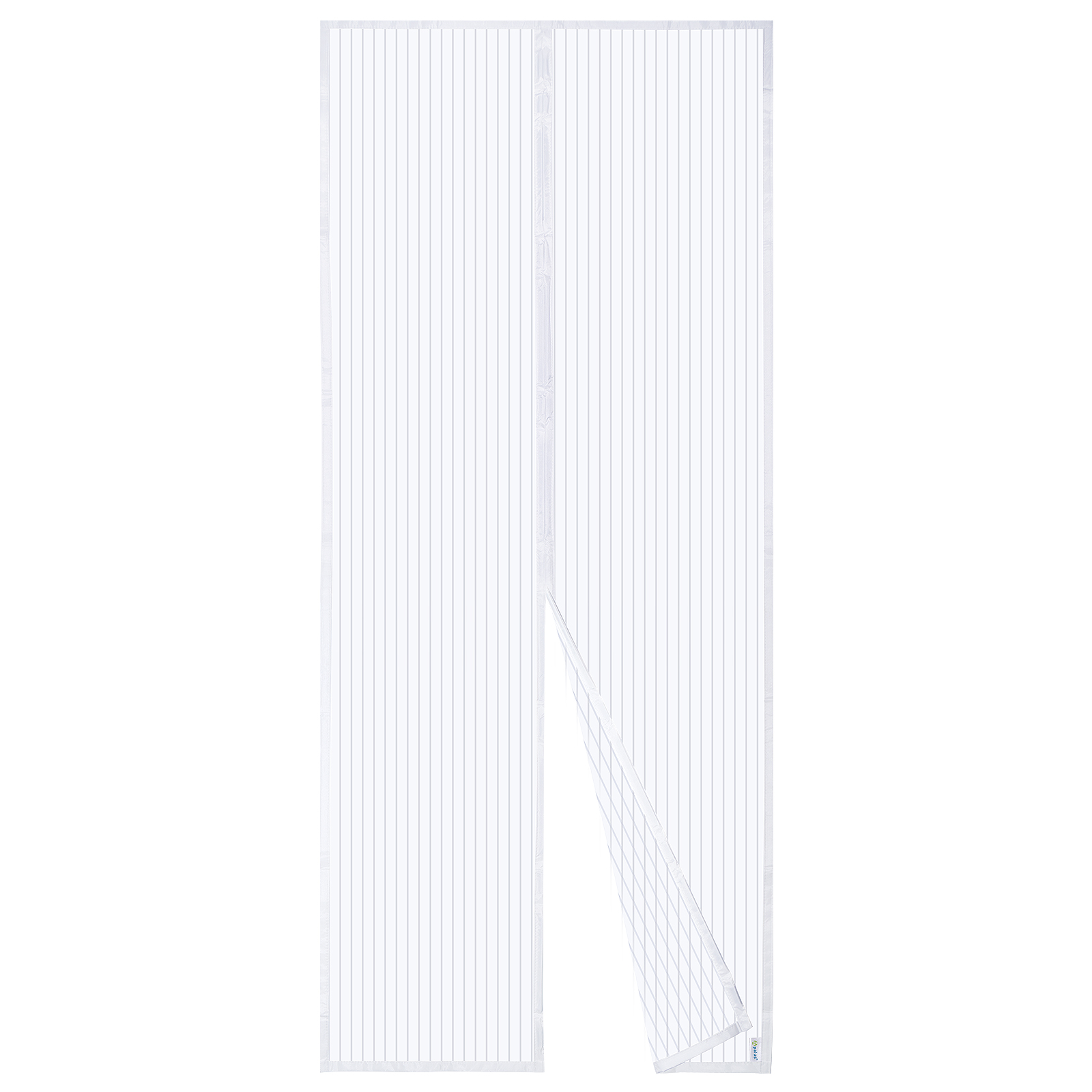 Apalus Classic White Magnetic Screen Door, Walk Through Easily, Super Strong Mesh, 28 Magnets From Top to Bottom Ultra Seal Magnets Close Automatically(90x210cm)